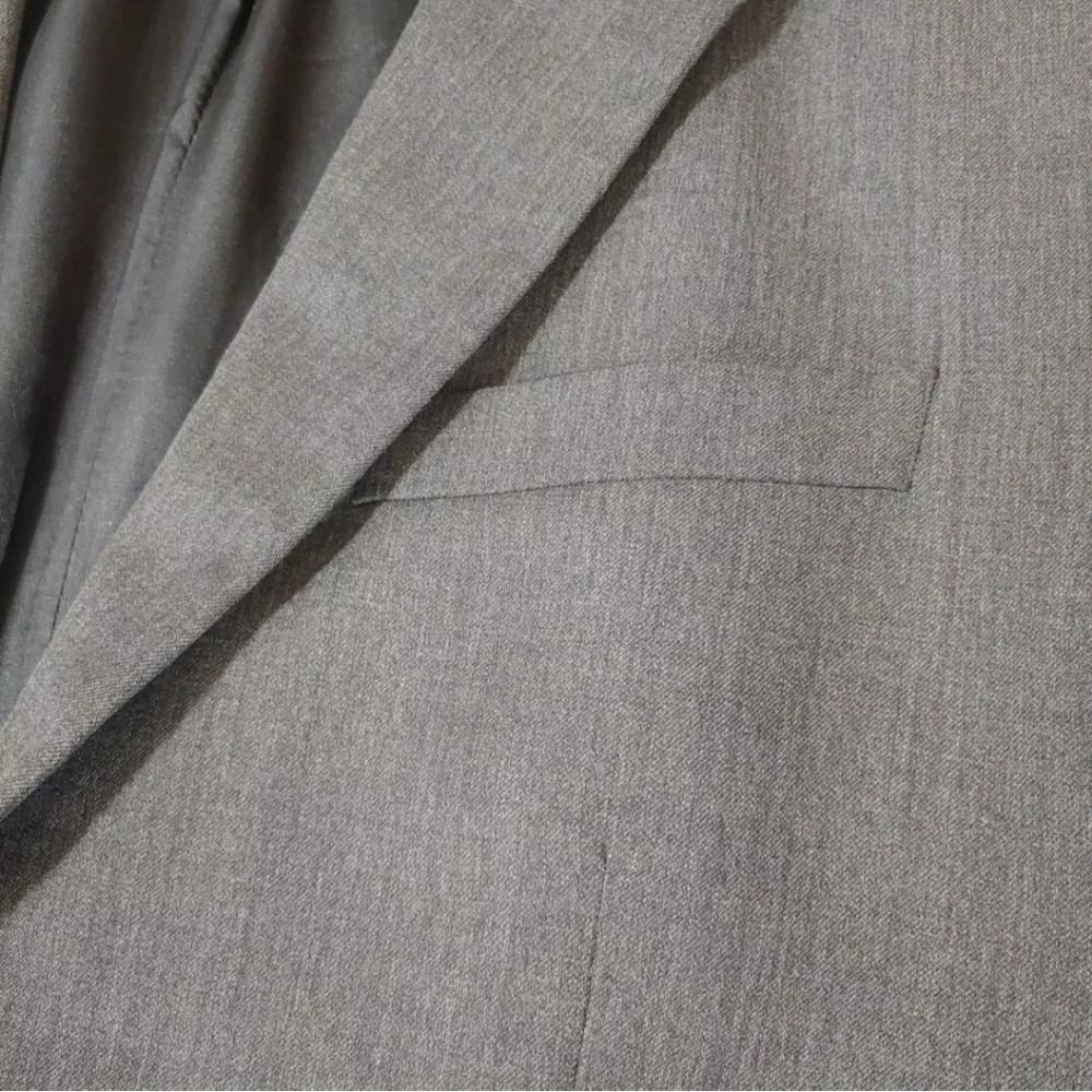 Banana Republic Sports Coat Men Sz 44R Blazer Jacket Wool 2 Button Charcoal Grey